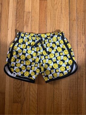 George Hats 2/3T Smiley Check Hybrid Track Swim Shorts